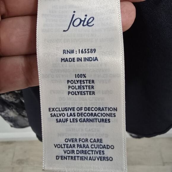 Joie Limited Edition Sleeveless Sheer Overlay Mini Dress Size S - Picture 8 of 12